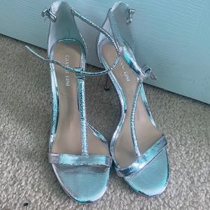 Silver heels